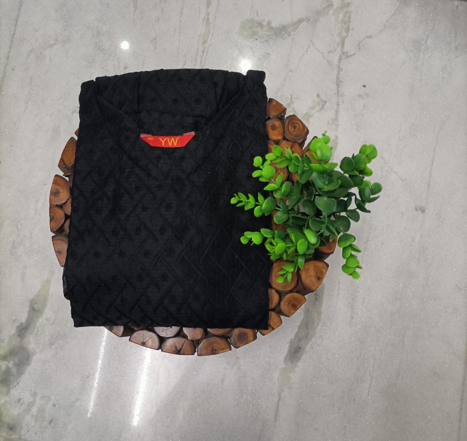 Ambrella Buff Hand Kurti - Image 3