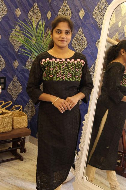 Black Kurti Cotton