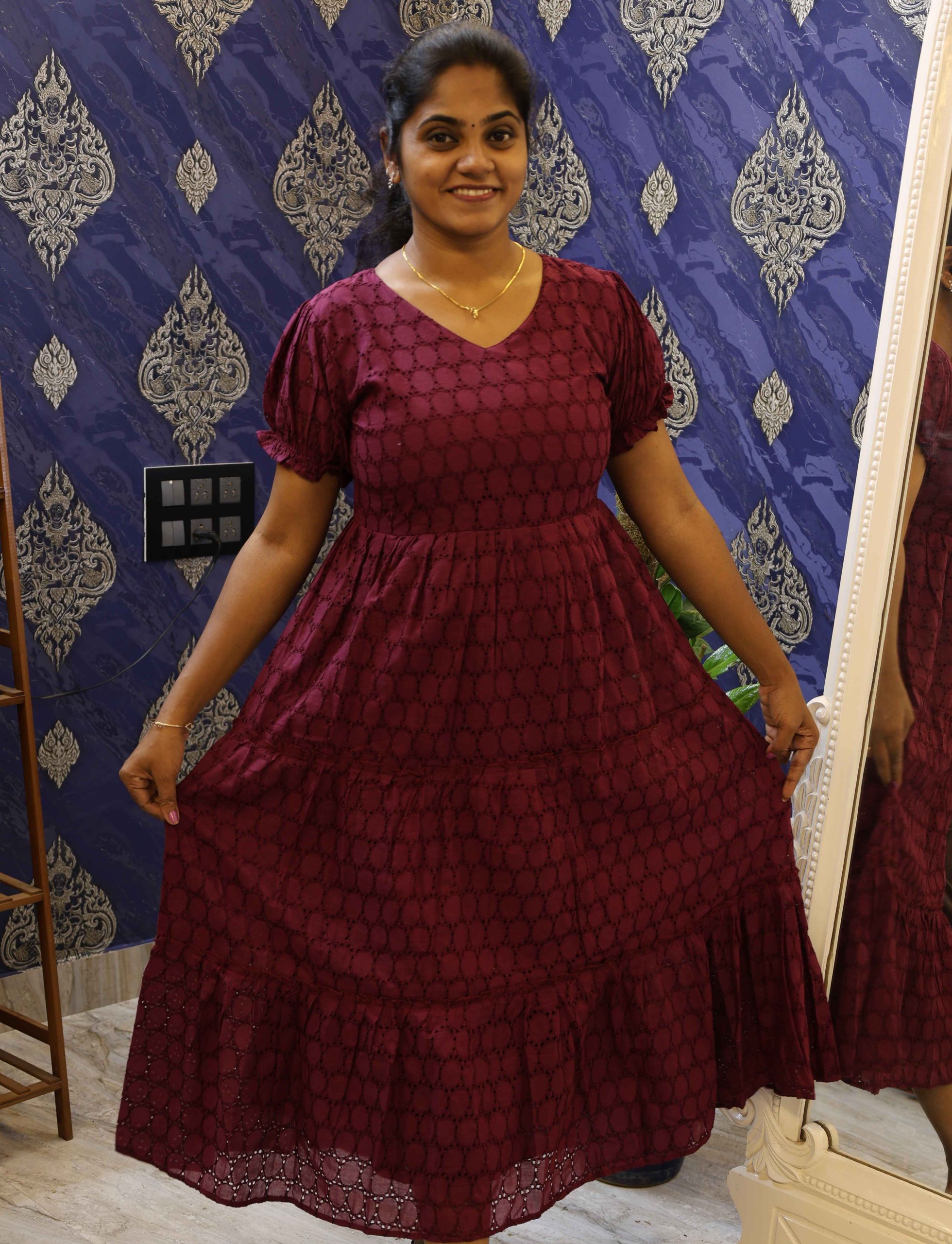 Ambrella Buff Hand Kurti