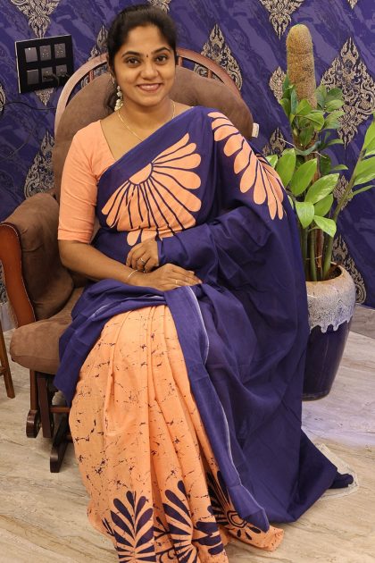 Saree Peach