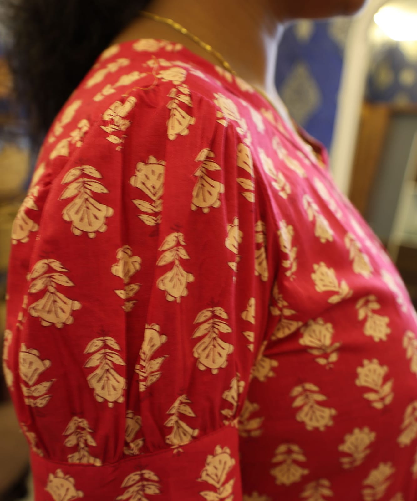 Cotton Frock Rani Pink - Image 2