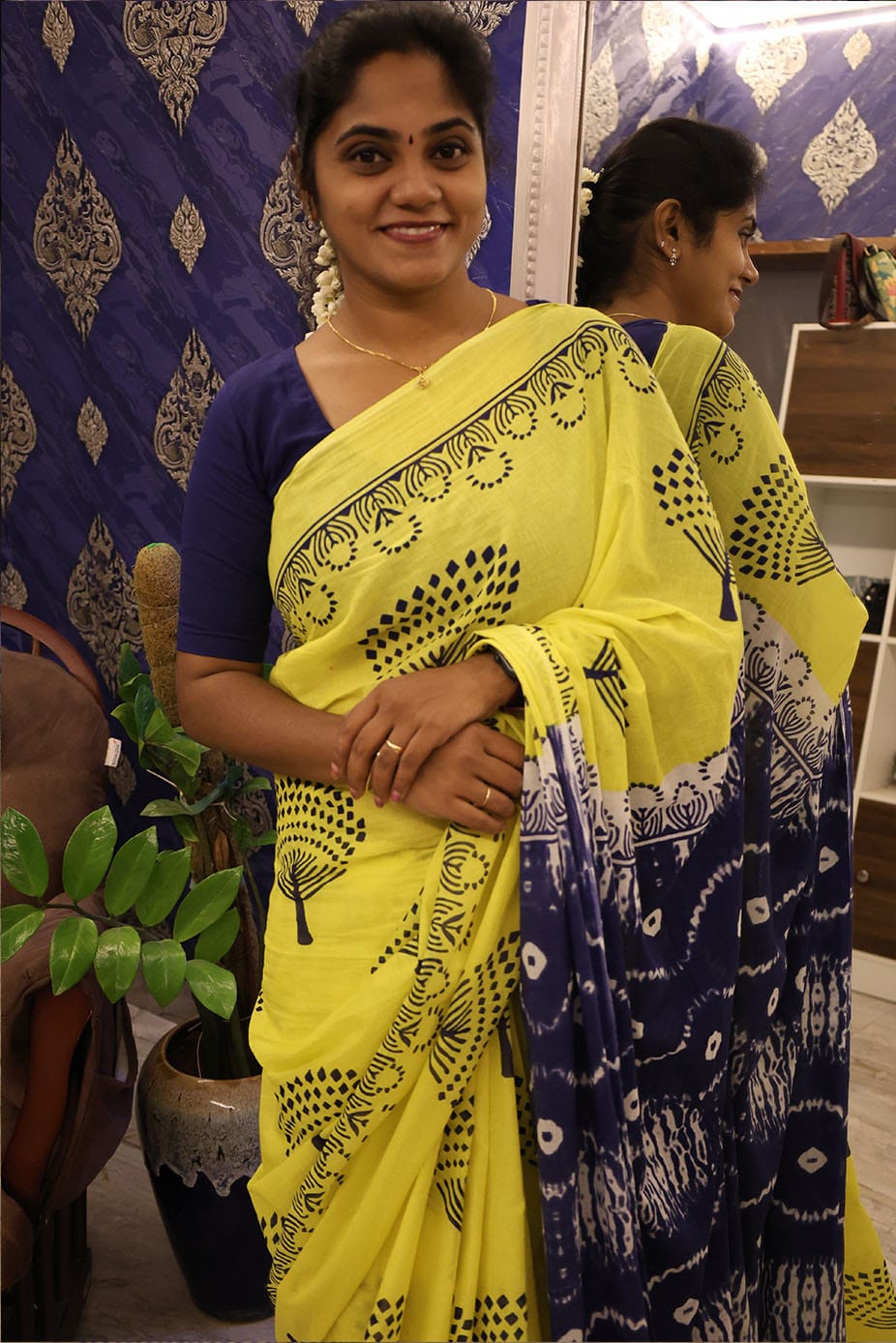 Saree Yellow - Image 3