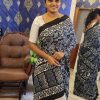 black-saree-with-white
