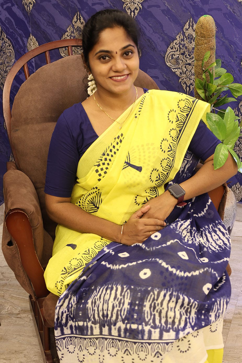 Saree Yellow - Image 2