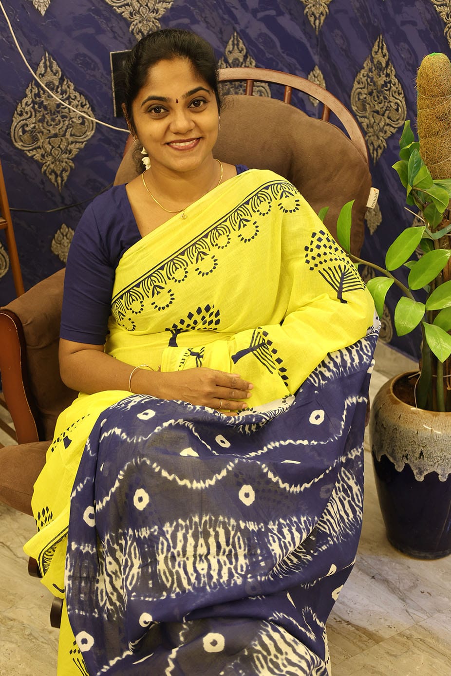 Saree Yellow