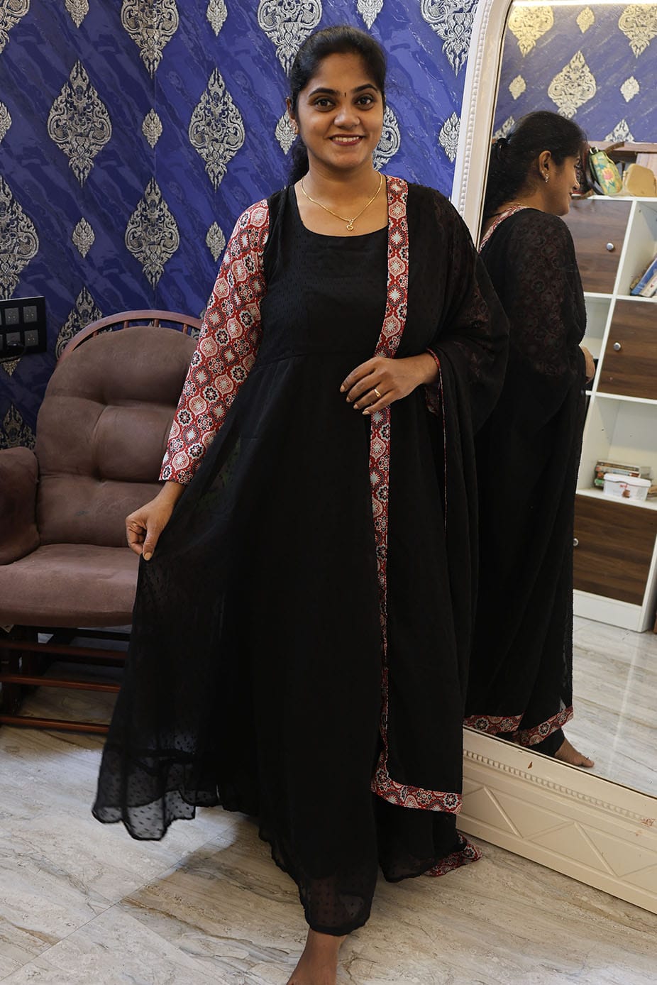 Anarkali Top & Dupatta - Image 2