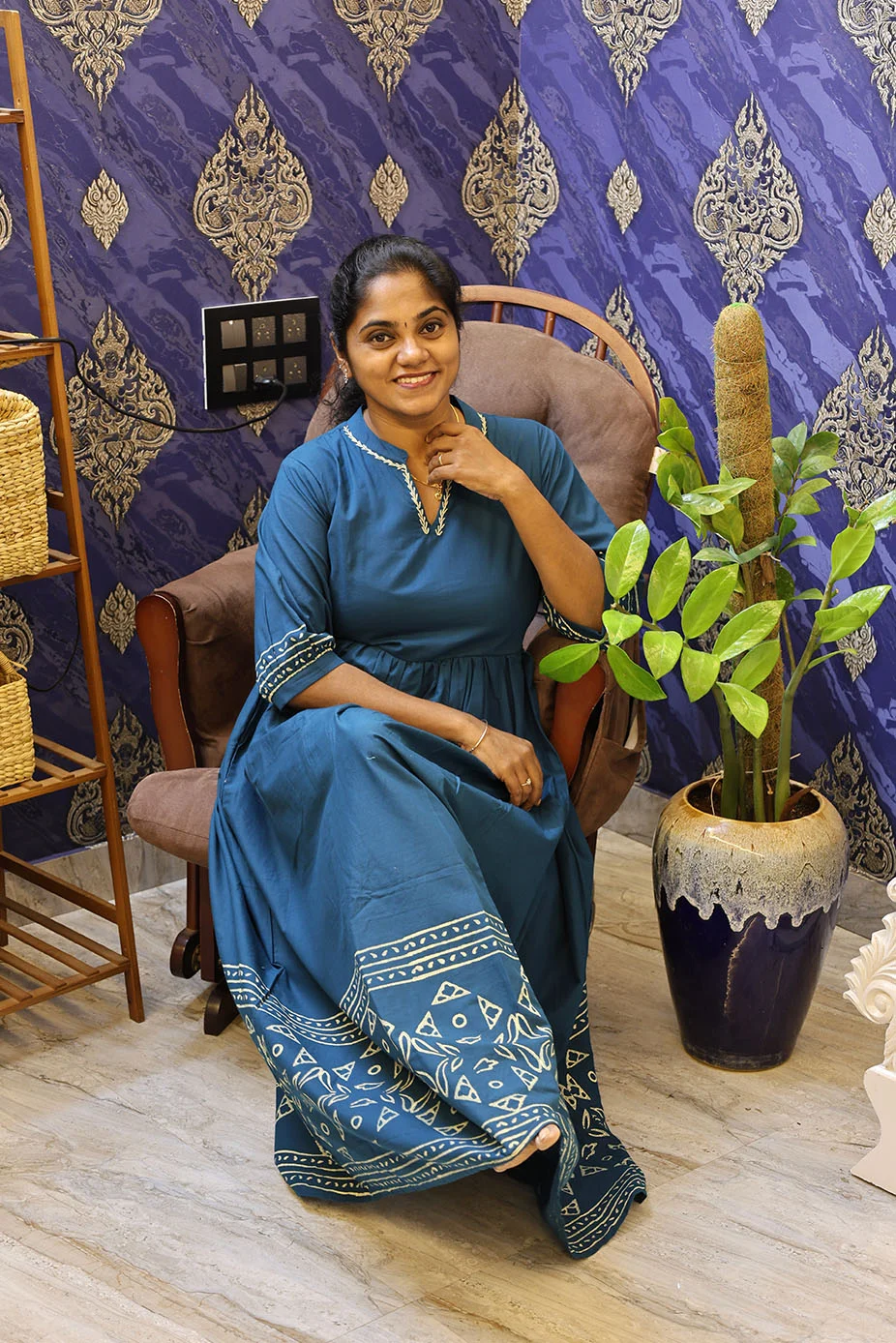 full-lenght-blue-frock