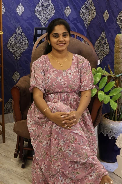 Georgette Full Length Frock Onion Pink