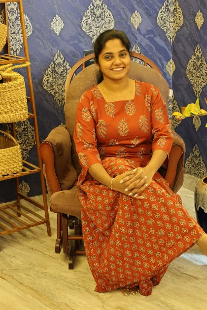 Cotton Palazzo Set Maroon