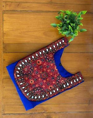 Mirror-kurti-blue