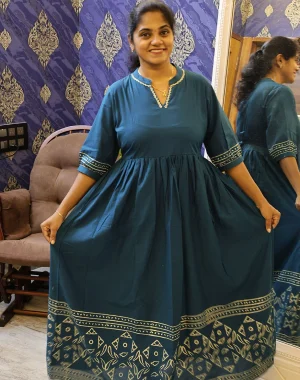 full-lenght-frock-blue