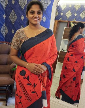 red-with-white-saree-new