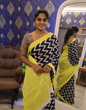 yellow-with-black-saree